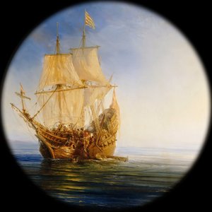 A spanyol galleont a Pierre le Grand kalóz vette el Hispaniola partjainál, 1643-ban