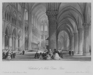 Notre Dame-székesegyház, Párizs (metszet)
