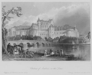 Amboise kastély, a Loire-parton (metszet)