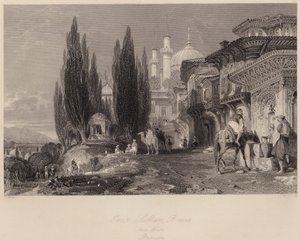 Emir Sultan, Brusa, Kis-Ázsia, Brousse (metszet)