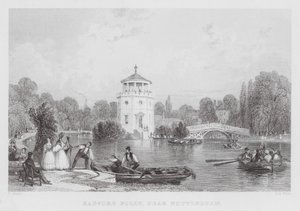 Radford Folly, Nottingham közelében (metszet) alkotó: Thomas (after) Allom