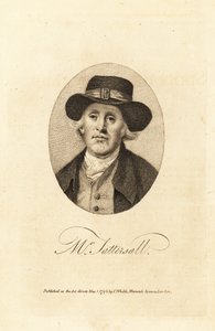 Richard Tattersall (1724-1795), a londoni Hyde Park Corner Tattersalls versenyló-árverezők alapítójának portréja alkotó: Thomas (after) Beach