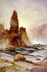 Tower of Falls, Yellowstone alkotó: Thomas (after) Moran