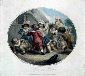 Buffet the Bear, vésette Charles Knight (1743-1826 körül), kocsma. írta J. F. Tomkins
