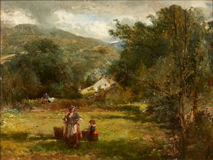 Terepmunka (olaj a fedélzeten) alkotó: Thomas (follower of) Faed
