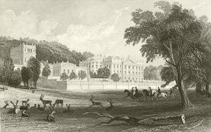 Chatsworth, Derbyshire alkotó: Thomas Allom