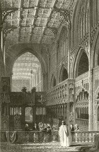 A manchesteri kollégiumi templom belseje alkotó: Thomas Allom