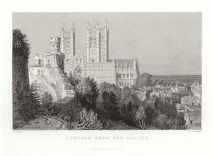 Lincoln a kastélyból alkotó: Thomas Allom