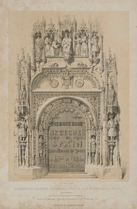 Festői vázlatok Spanyolországban: Címlap, 1837. alkotó: Thomas Allom