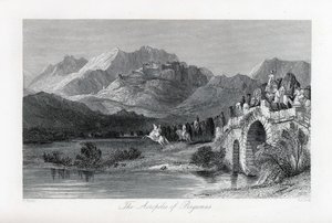 A pergamoni Akropolisz, 1882 alkotó: Thomas Allom