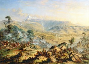 A Disznóhát, avagy az Amatola-Britannia-Kaffrária egyik nagy csúcsa alkotó: Thomas Baines