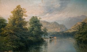 Ullswater a Pooley hídról, 1847.