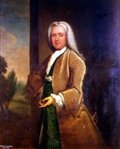 Denzil Suckling (†1744) portréja (olaj)