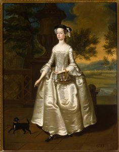 Thomas Bardwell, Mary Jodrell portréja / Festmény, 1755