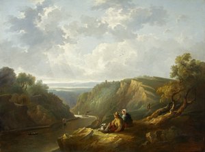 Az Avon-szurdok (olaj, vászon) alkotó: Thomas Barker