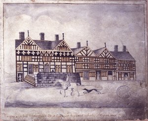 Hanging Ditch, Manchester, 1819 (toll és tus, mosás, papír)