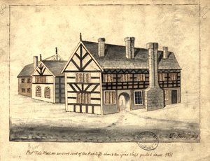 Pool Fold Hall, Manchester, 1819 (toll és tus, mosás, papír)