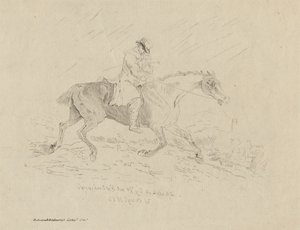 A Cadger ügetése alkotó: Thomas Bewick