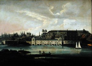 Fairmount Waterworks, 1830 körül (olaj, vászon)
