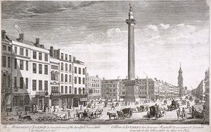 Fish Street Hill, London, 1750 alkotó: Thomas Bowles