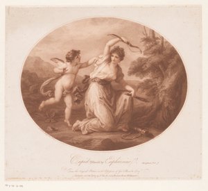 Cupido nyitható ajtó Euphrosyne Cupidot lefegyverezte Euphrosine (cím a tárgyon)