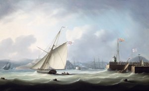 IV. György érkezése Leith kikötőbe, 1822