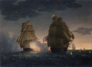 H.M.S. szökése Belvidera az Egyesült Államok fregatt elnökétől, 1815