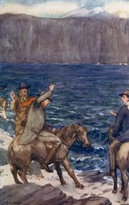 Illusztráció: Jules Verne Utazás a Föld középpontjába (színes litó)