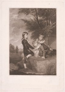 Thomas Philip harmadik Lord Grantham, majd Earl De Grey, testvéreivel, Frederick Johnnal és Philip