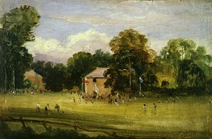 The Village Fair, East Bergholt (olaj, panel)