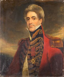 William Casement vezérőrnagy, India kormányának katonai titkára és a Legfelsőbb Tanács tagja, 1840 körül alkotó: Thomas Clement Thompson