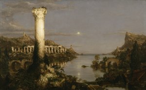 A Birodalom pályája: elhagyatottság alkotó: Thomas Cole