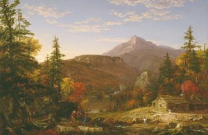 A vadász visszatérése alkotó: Thomas Cole
