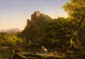 A hegyi Ford, 1846. alkotó: Thomas Cole