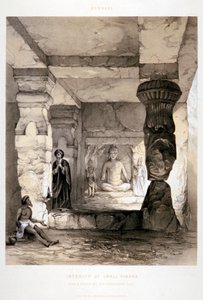 "Kannari, egy kis vihara belseje", India, 1845
