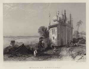 Masjid Ghazipore-ban (színes litó) alkotó: Thomas Colman Dibdin