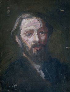 Pier Pander szobrász (1864-1919) portréja