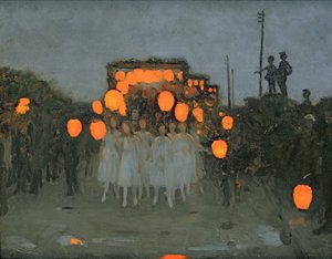 A lámpás felvonulás 1918. k