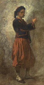 A Zouave, 1856-62 alkotó: Thomas Couture