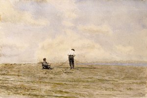 A háló javítása, 1882 alkotó: Thomas Cowperthwait Eakins