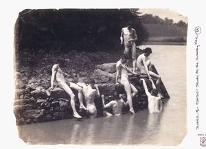 Tanulmány a "The Swimming Hole" című festményhez, c. 1883