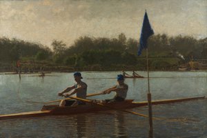 A Biglin testvérek forgatják a karót, 1873