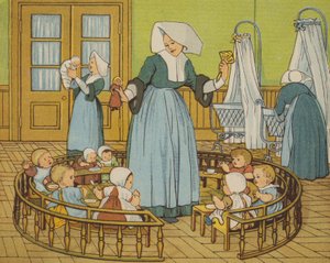 Rouen: The Creche (színes litho) alkotó: Thomas Crane