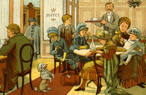 Viktoriánus ünnepek - frissítők a büfében alkotó: Thomas Crane