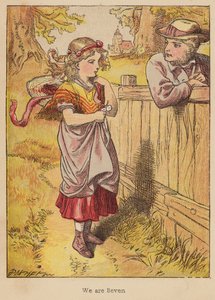 Heten vagyunk (színes gravírozás)