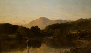 Hegyvidéki folyókép, 1838-86 (olaj, vászon)