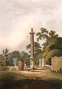Hindu istentiszteleti hely, Joseph Constantine Stadler (1780-1812) kocsma véste. szerző: Edward Orme (1774–1820) c. 1803 (litho) alkotó: Thomas Daniell