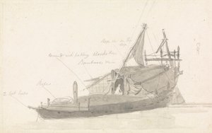 Horgászbárka alkotó: Thomas Daniell