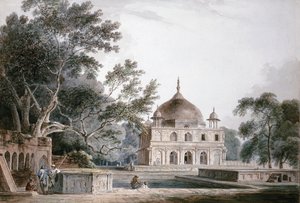 Khusrau herceg mauzóleuma, Allahabad, Uttar Pradesh, alkotó: Thomas Daniell