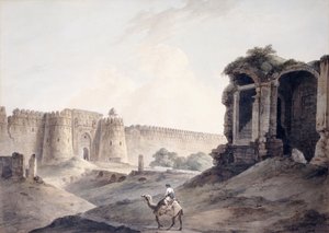 Purana Quila, Delhi, alkotó: Thomas Daniell